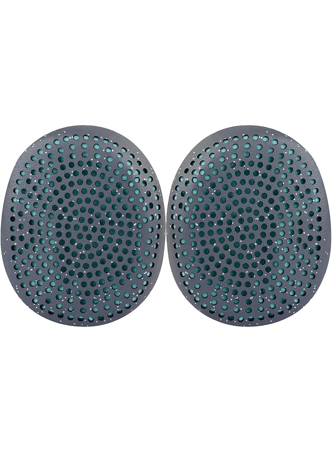 إيروريكس وسائد أذن جلدية ناعمة بديلة لسماعات Skullcandy Riff Riff2 السلكية واللاسلكية على الأذن، قطع غيار وسائد الأذن مع إسفنج الذاكرة باللون الرمادي - Image 2