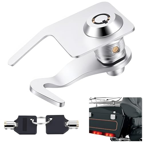 TCMI Motorcycle Saddle Bag tour pack trunk lock keys Fits for Harley Touring Road King Electra Street Road Glide 19932013 Tour pak Latch - Image 1