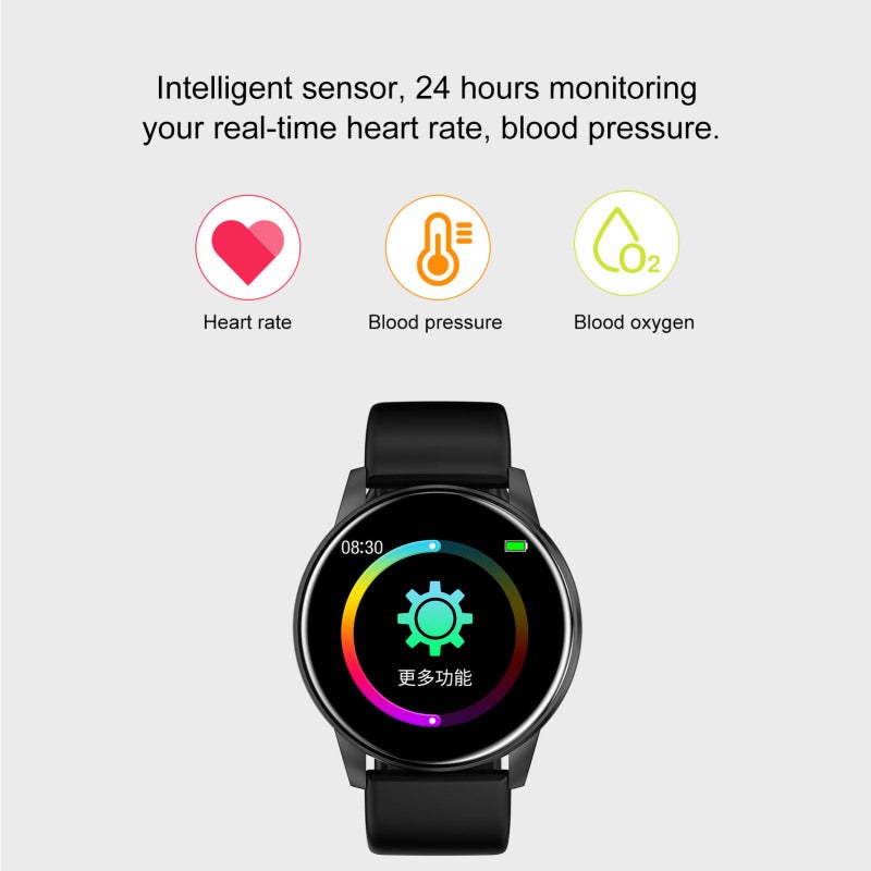 Smartwatch: Blue, Real-Time Health Monitoring, Fitness Tracker - Multi-Sport Tracking, Health Monitor for Fitness Enthusiasts & Daily Health Management - Image 3