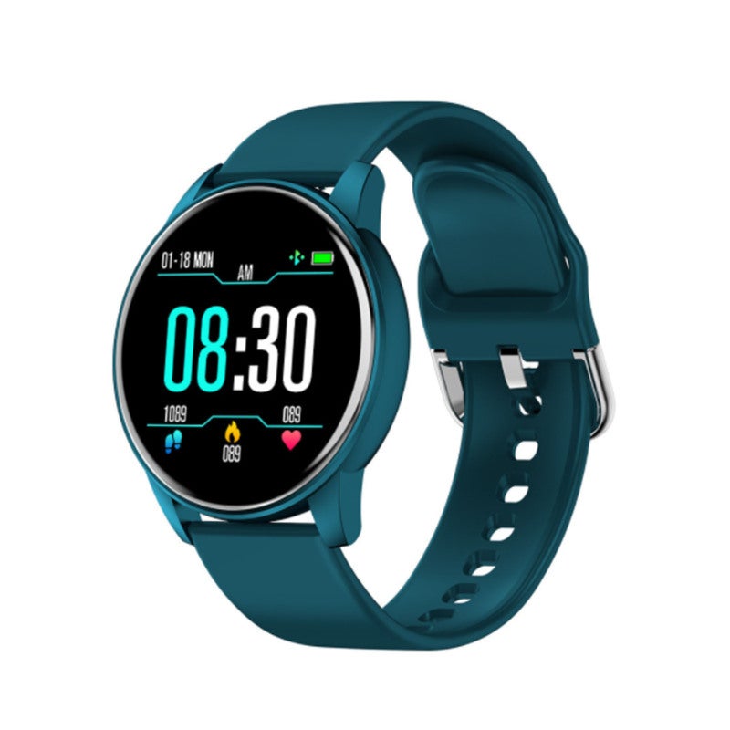 Smartwatch: Blue, Real-Time Health Monitoring, Fitness Tracker - Multi-Sport Tracking, Health Monitor for Fitness Enthusiasts & Daily Health Management - Image 1