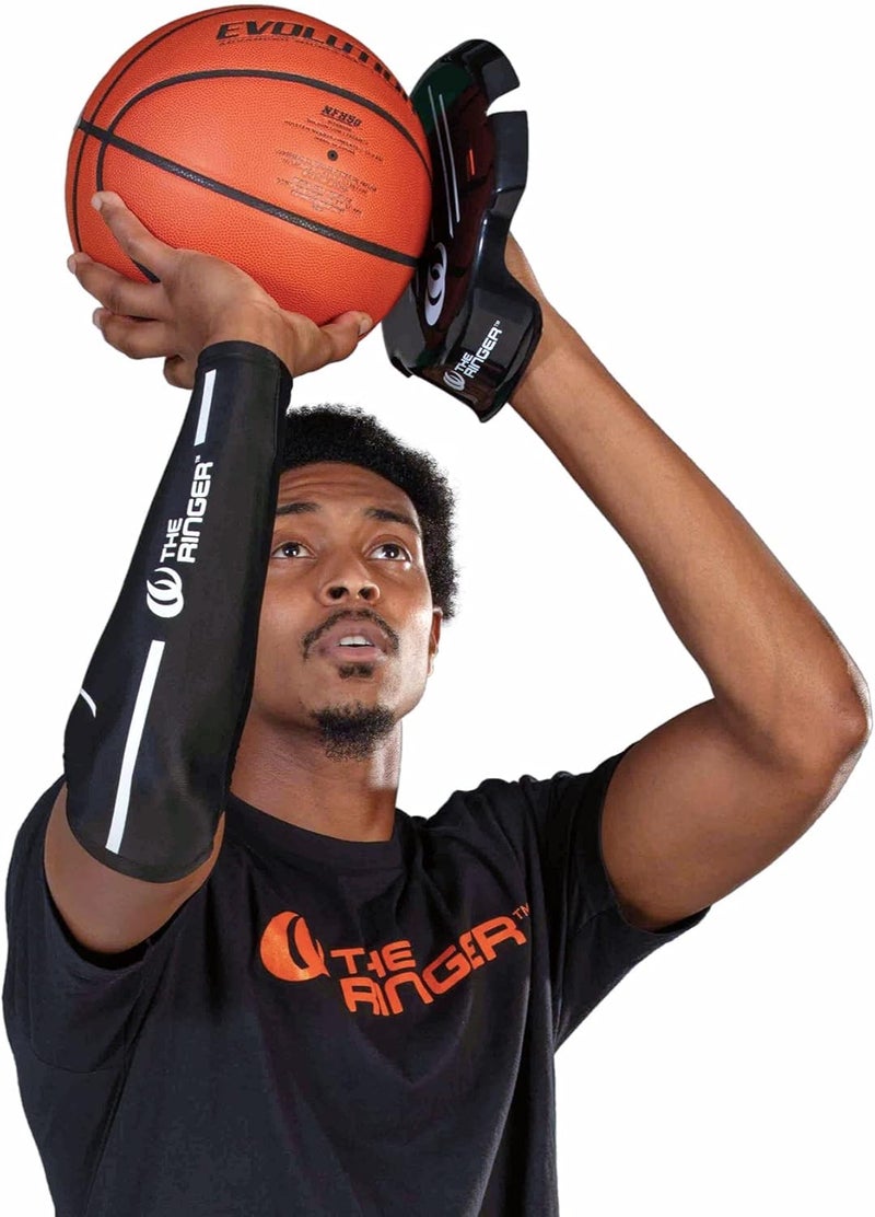 The Ringer Hoops Basketball Training Equipment and Basketball Shooting Aid - Basketball Shot Trainer and Basketball Drills Equipment - Become a Basketball Shooting Machine - Image 1