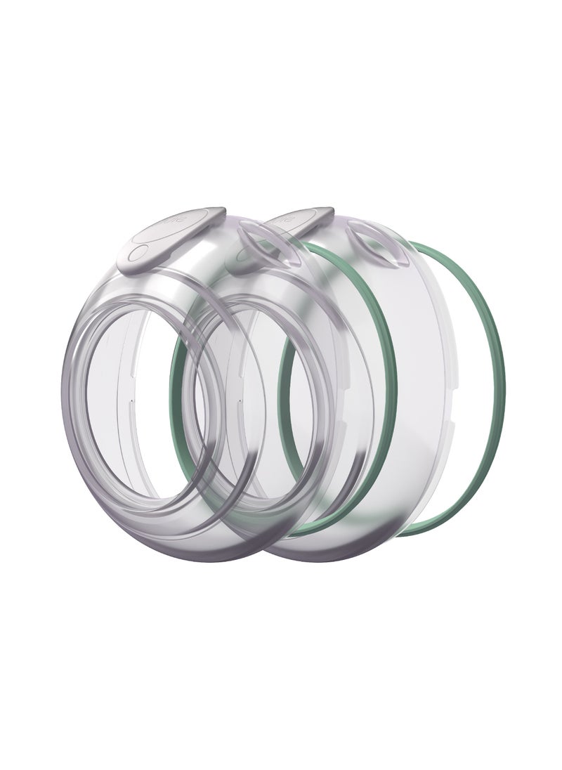 elvie - Stride Accessories and Replacement Parts - Elvie Stride Cups Pack 2 - Accessories for Stride only, not for Elvie Pump - Image 1