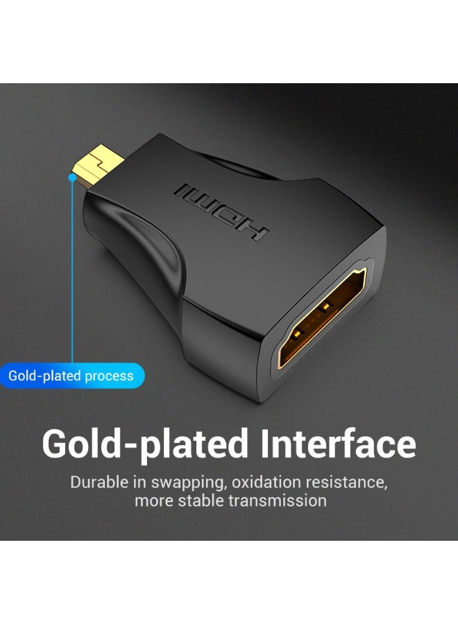 VENTION Micro HDMI Male to HDMI Female Adapter Black Model # AITB0 - Image 5