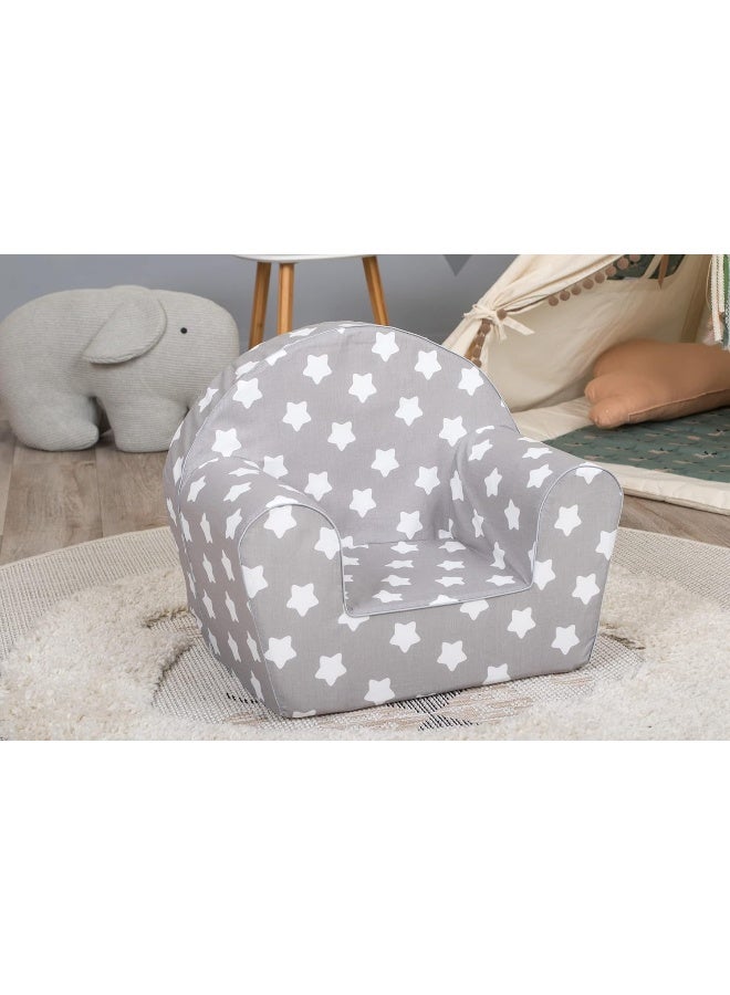 Delsit Kids Couch for Toddlers - Comfy Armchair for Children, Lightweight Foam Sofa and Reading Chair with Removable Cover, Made in Europe - Image 4