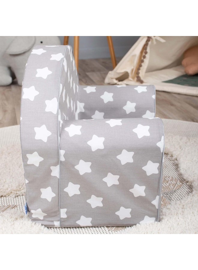 Delsit Kids Couch for Toddlers - Comfy Armchair for Children, Lightweight Foam Sofa and Reading Chair with Removable Cover, Made in Europe - Image 5