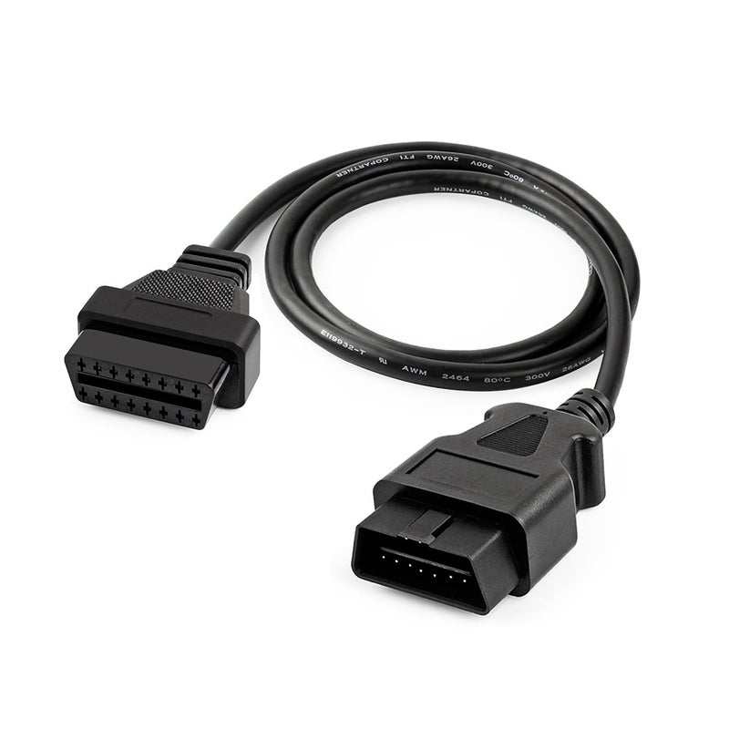 FOXWELL OBD2 OBD II 16Pin Male to Female Diagnostic Extension Convert Cable Adapter 1m/ 39inch - Image 5