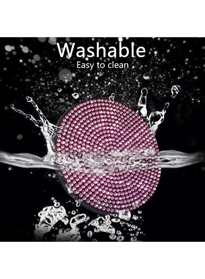 NBTEPEM 2pcs Bling Car Cup Holder Coaster - Image 3