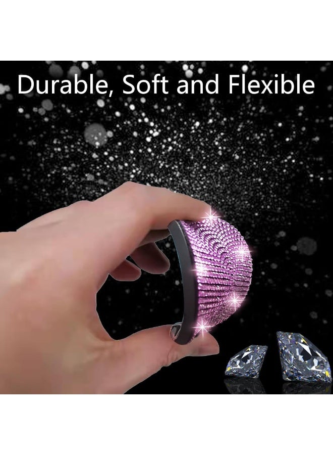 NBTEPEM 2pcs Bling Car Cup Holder Coaster - Image 5