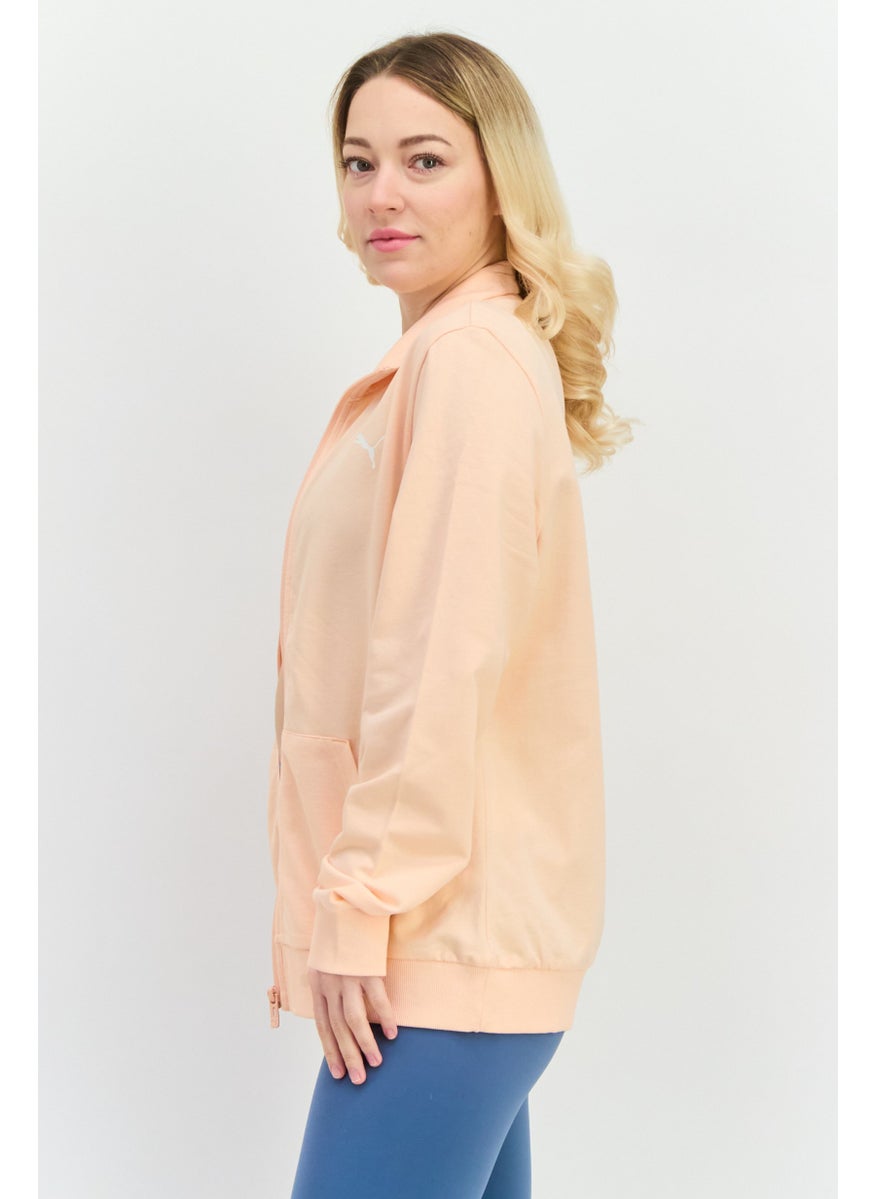 PUMA Women Regular Fit Long Sleeves Outdoor Jacket , Peach  - Image 2