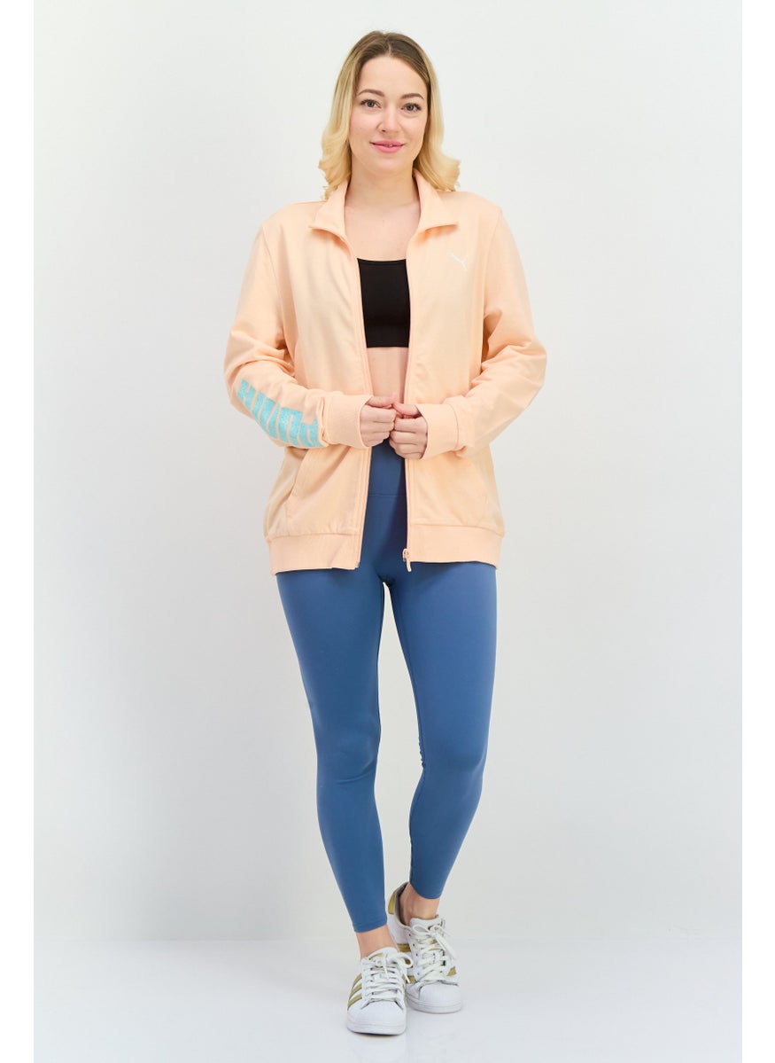 PUMA Women Regular Fit Long Sleeves Outdoor Jacket , Peach  - Image 4