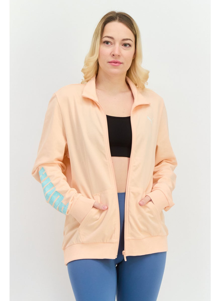 PUMA Women Regular Fit Long Sleeves Outdoor Jacket , Peach  - Image 1
