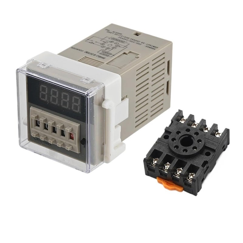 DH48J 11A AC110V Electronic Preset Digital Display Counter Relay NPN Sensor 8PIN 11PIN DC12V 24V AC220V - Image 1