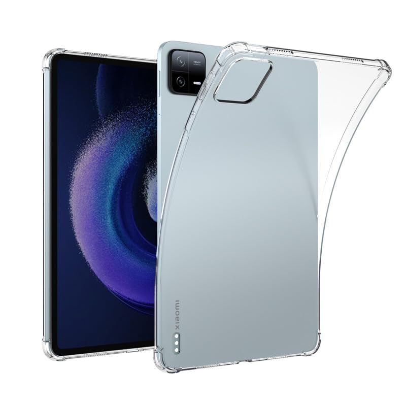 MOCA Soft TPU for Xiaomi Pad 6 11 inch 2023 Case Clear Cover for MiPad 6 11" Transparent Case Silicon Back Tablet Cover (Clear) - Image 1