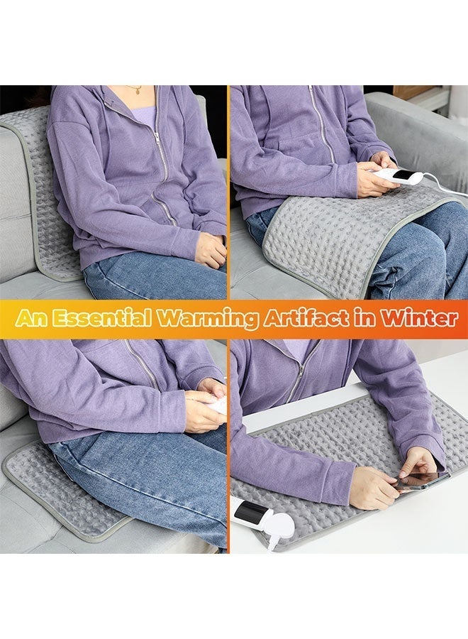 وسادة حرارية لآلام الظهر والرقبة والكتفين مع إعدادات حرارة قابلة للتعديل وإغلاق تلقائي وقابلة للغسل في الغسالة ومحمولة - Image 5