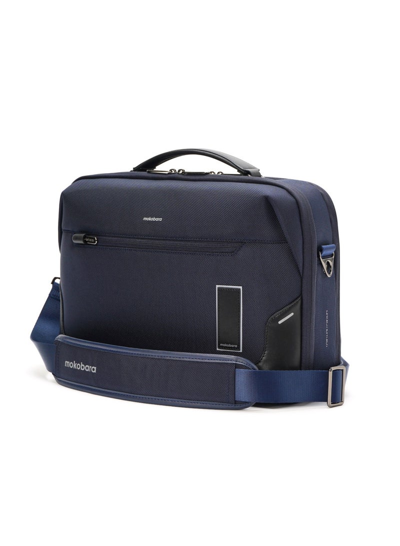 Mokobara The Bento Briefcase - Nylon And Vegan Leather | Headspace, Navy Blue  - Image 1
