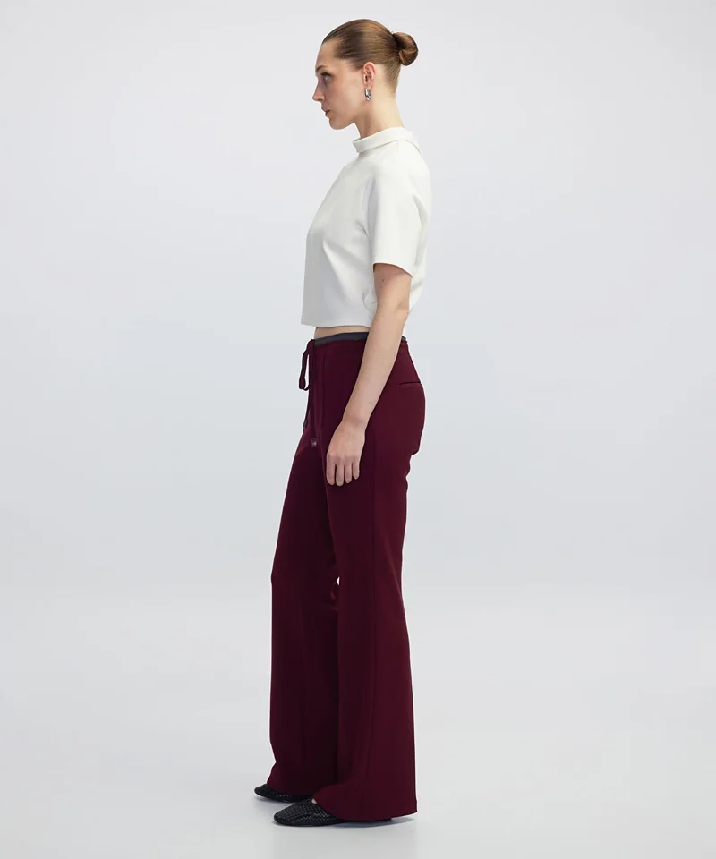 ابيكول Contrast Waist Trousers