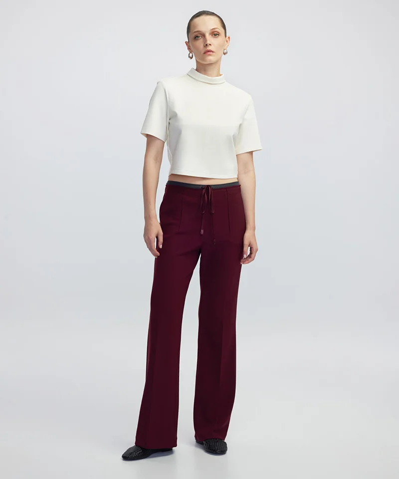 ابيكول Contrast Waist Trousers