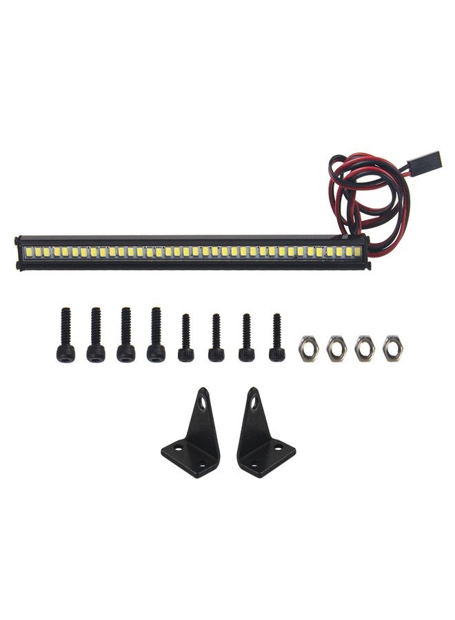 Vgoohobby 5.9" RC 36Led LED Light Bar Roof LED Lamp Body Shell Roof Light Compatible with Traxxas TRX-4 SCX10 90046 D90 SCX10 II CC01 Redcat Gen7 1/10 RC Crawler Car Truck (L Shape Bracket) - Image 5