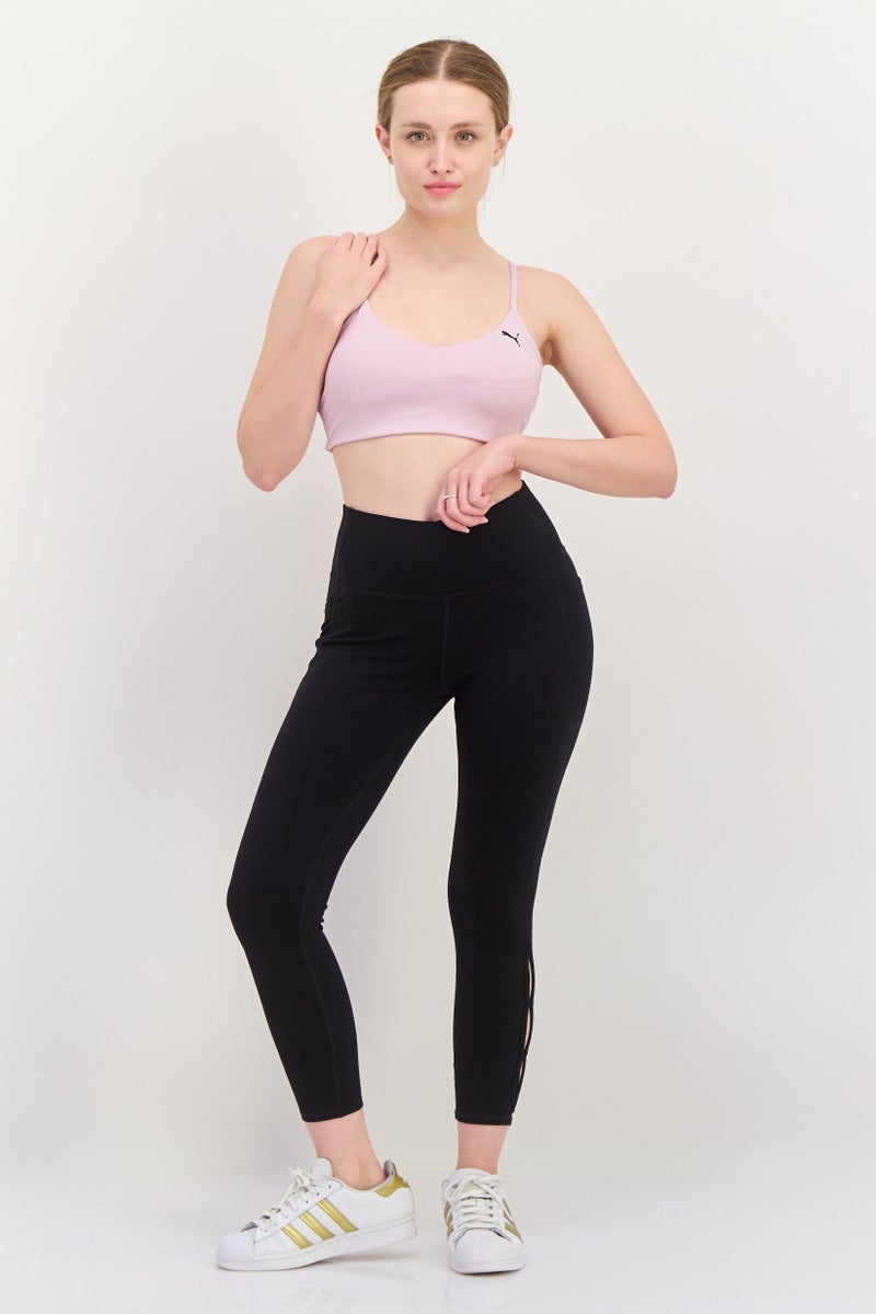 SKECHERS  leggings رياضية نسائية مناسبة للتدريب، أسود - Image 2