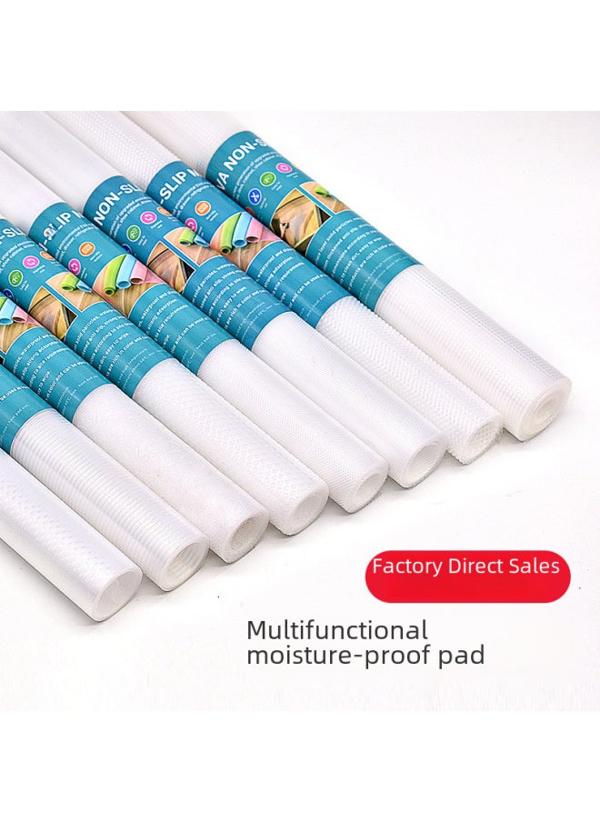 Generic Eco-friendly Eva Drawer Mat Moisture-proof Kitchen Waterproof Oil-proof Cabinet Closet Fridge Desk Anti-slip Pad-Color:Flat Dot Pattern ]-Specifications:50*1000cm【1400g】  - Image 2