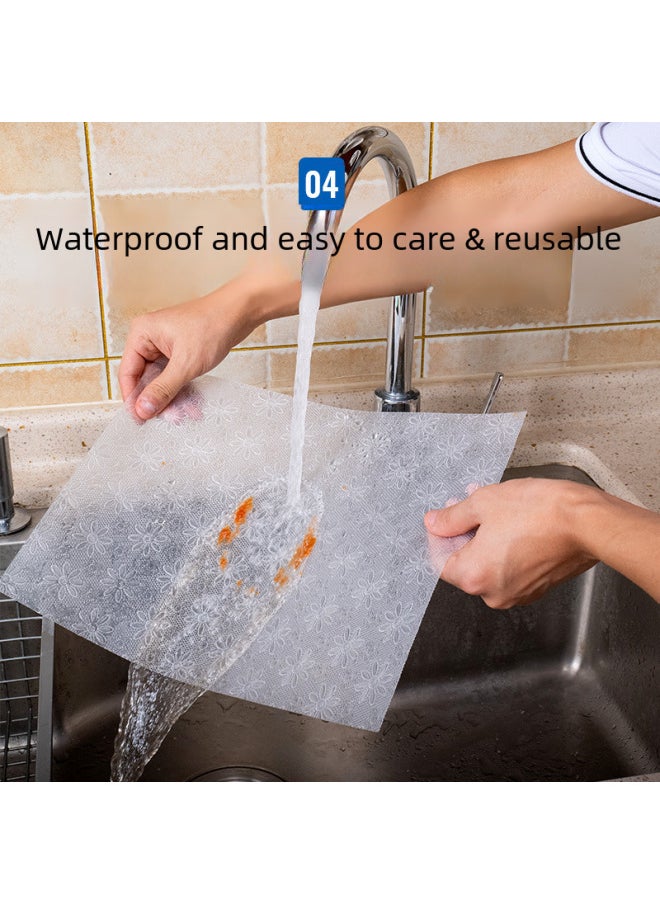 Generic Eco-friendly Eva Drawer Mat Moisture-proof Kitchen Waterproof Oil-proof Cabinet Closet Fridge Desk Anti-slip Pad-Color:Flat Dot Pattern ]-Specifications:50*1000cm【1400g】  - Image 5