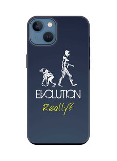Tough Pro Series Case for Apple iPhone 14 Plus Case Dual Layer hybrid PC & TPU Customized Mobile Cover Shield with inner TPU protection Matte Finish - Evolution Really (Grey)