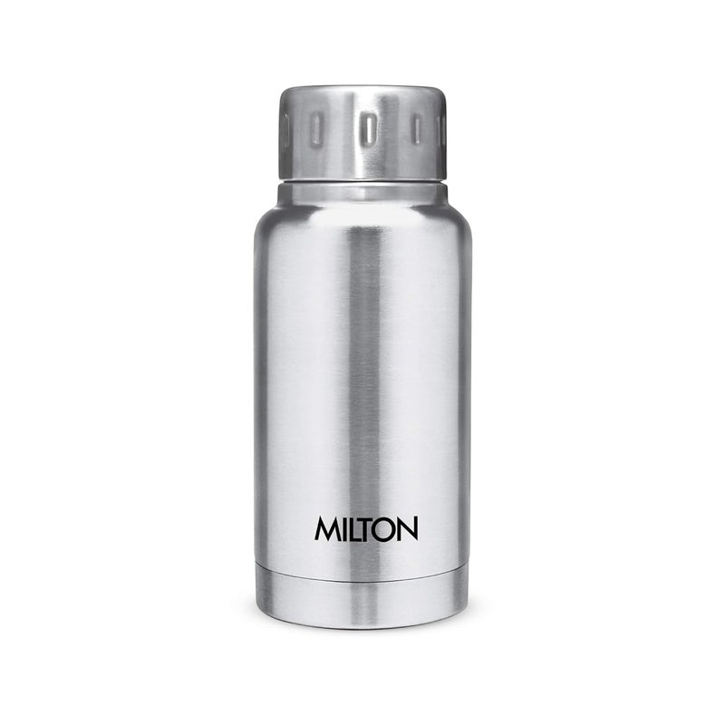 Milton 160ml Stainless Steel Water Bottle – Small Vacuum Insulated Flask Keeps Drinks Hot or Cold for 24 Hours, Leakproof Metal Flask for Travel, Office, Gym & School – Elfin - Image 1