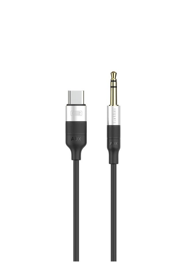Earldom Earldom Type C to 3.5mm Aux Audio Adapter AUX55 model AUX to USB-C conversion cable, 1 meter long For Smart Phone To Speaker Headset Car Stereo Cable  - Image 1