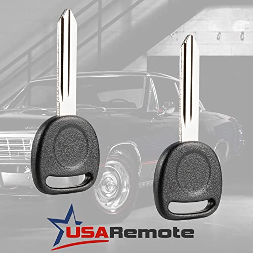 USARemote Key Fob Keyless Entry Remote with Ignition Key fits 2003-2006 Chevy Avalanche Equinox Silverado SSR Suburban Tahoe / GMC Sierra Yukon / Hummer H2 / Pontiac Torrent / Saturn Vue (LHJ011), Set of 2 - Image 5