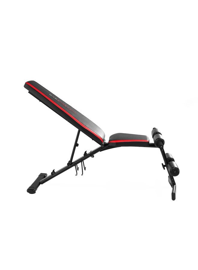 CAP Barbell FM-CS104B Cap Strength Utility Bench with Dumbbell Holders,Black/Red - Image 3