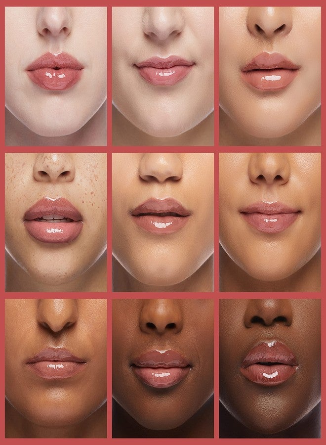Alisesun Lip Oil Hydrating Tinted Lip Balm, Plump Lip Gloss Lip Care Transparent Toot Lip Oil Tinted (012# ROSEWOOD) - Image 4