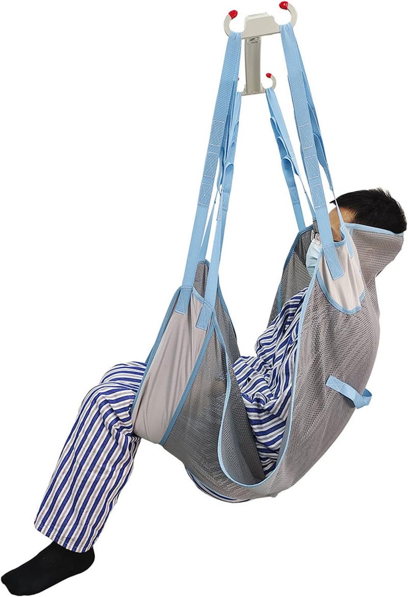 Patient Lift Sling,230KG Weight Capacity,Breathable Mesh Patient Transfer Sling with 4 Positions,with Directional Grip,for Toilet and Bath (XL) - Image 1