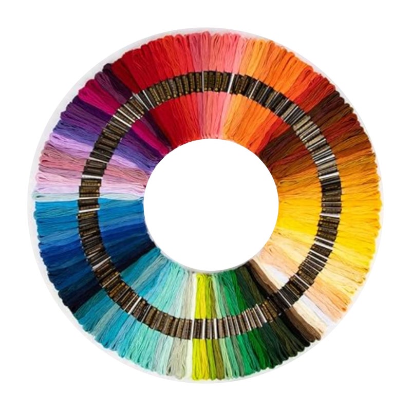 Zoohi Embroidery Thread 150 Color Mix/200 Pcs Pack/Floss Skeins Cross Stitch Thread Friendship Bracelets Crafts. Floss(Combo Pack)