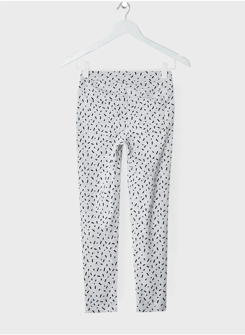 SMYK Kids Printed Skinny Leggings