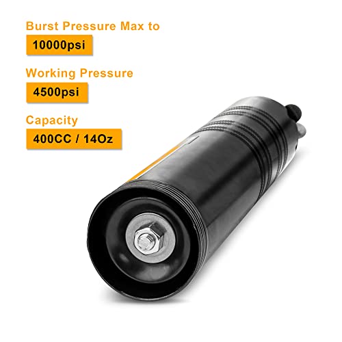 INGCO Grease Gun, Heavy Duty Pistol Grip Grease Gun with Hose, High Performance Grease Gun,Mini Gun Grease - Image 3