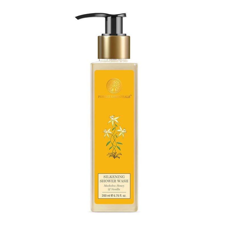 Forest Essentials Silkening Shower Wash Mashobra Honey  Vanilla - Image 1