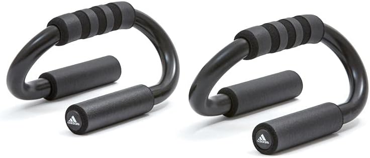 Adidas Push Up Bars Sturdy Non-Slip Handles for Upper Body Strength & Core Stability - Image 1
