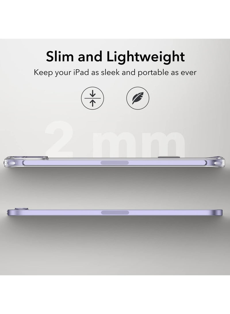 إيروريكس حافظة iPad Mini 6 مع حامل معزز، حافظة iPad Mini 6 2021 مقاس 8.3 بوصات و3 أوضاع للحامل، رفيعة وخفيفة الوزن، مقاومة للأصفر، حافظة iPad Mini، شفافة - Image 4