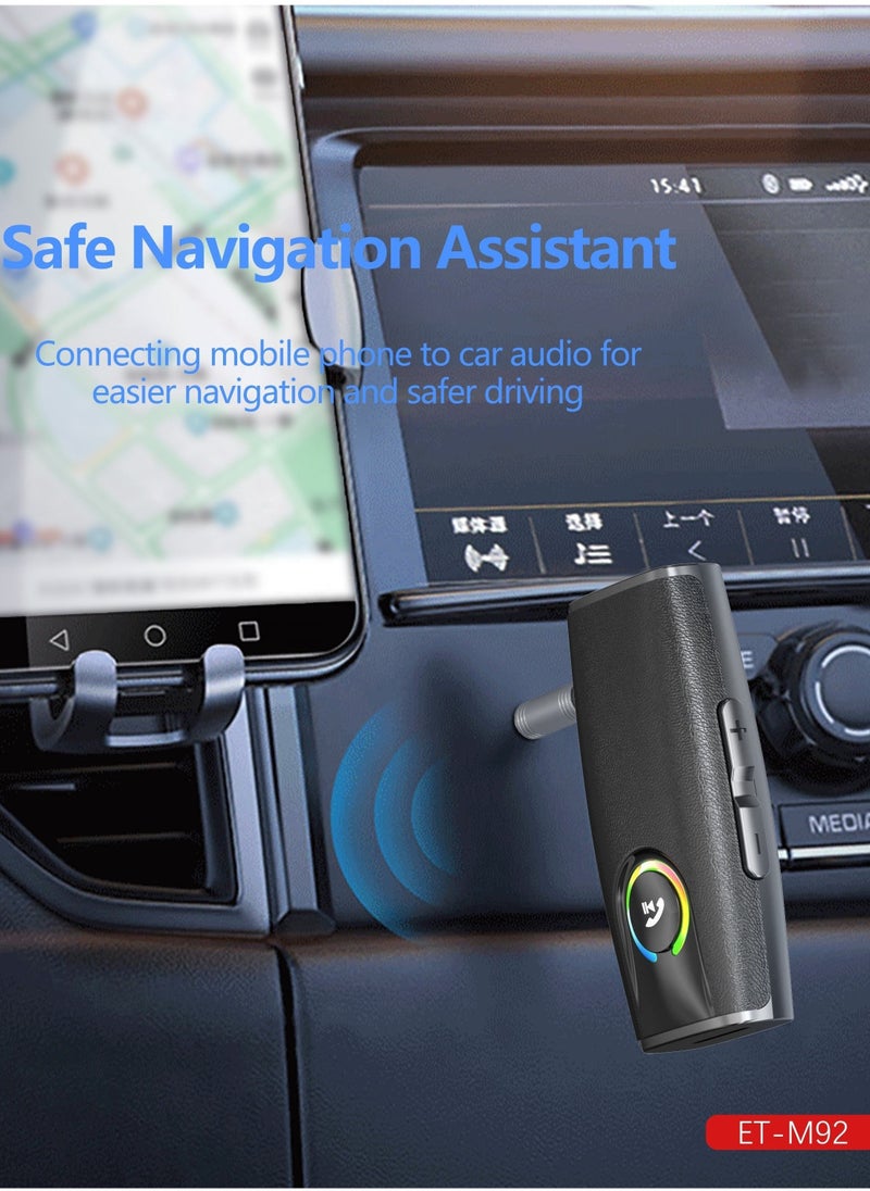 Generic - Newest 2-in-1 Wireless Transmitter and Receiver – Bluetooth Audio Adapter for Wired Headphones, Car & Home Use - Image 1