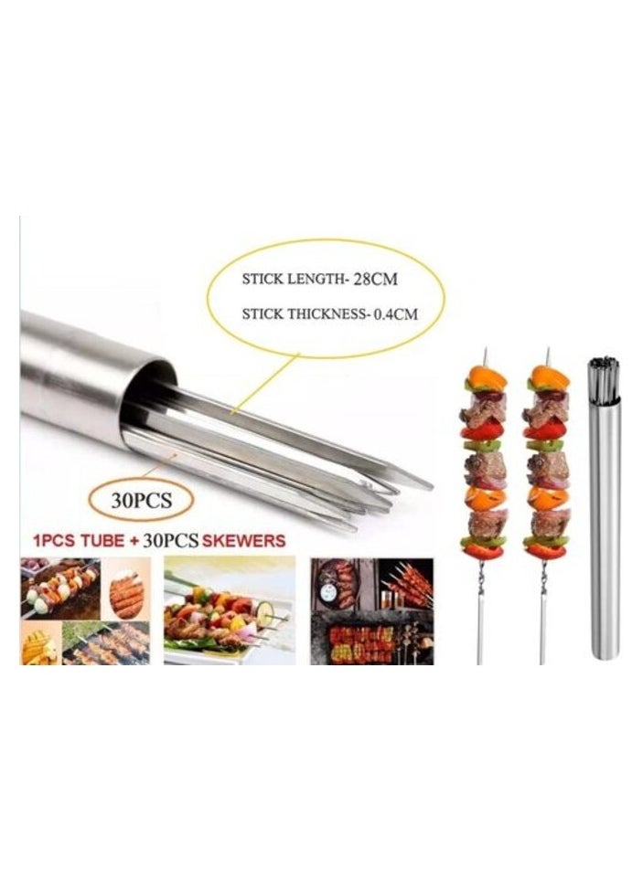 AtrauX Atraux Notebook Charcoal Grill, Folding X Type Portable Barbecue Grill With Accessories  - Image 3