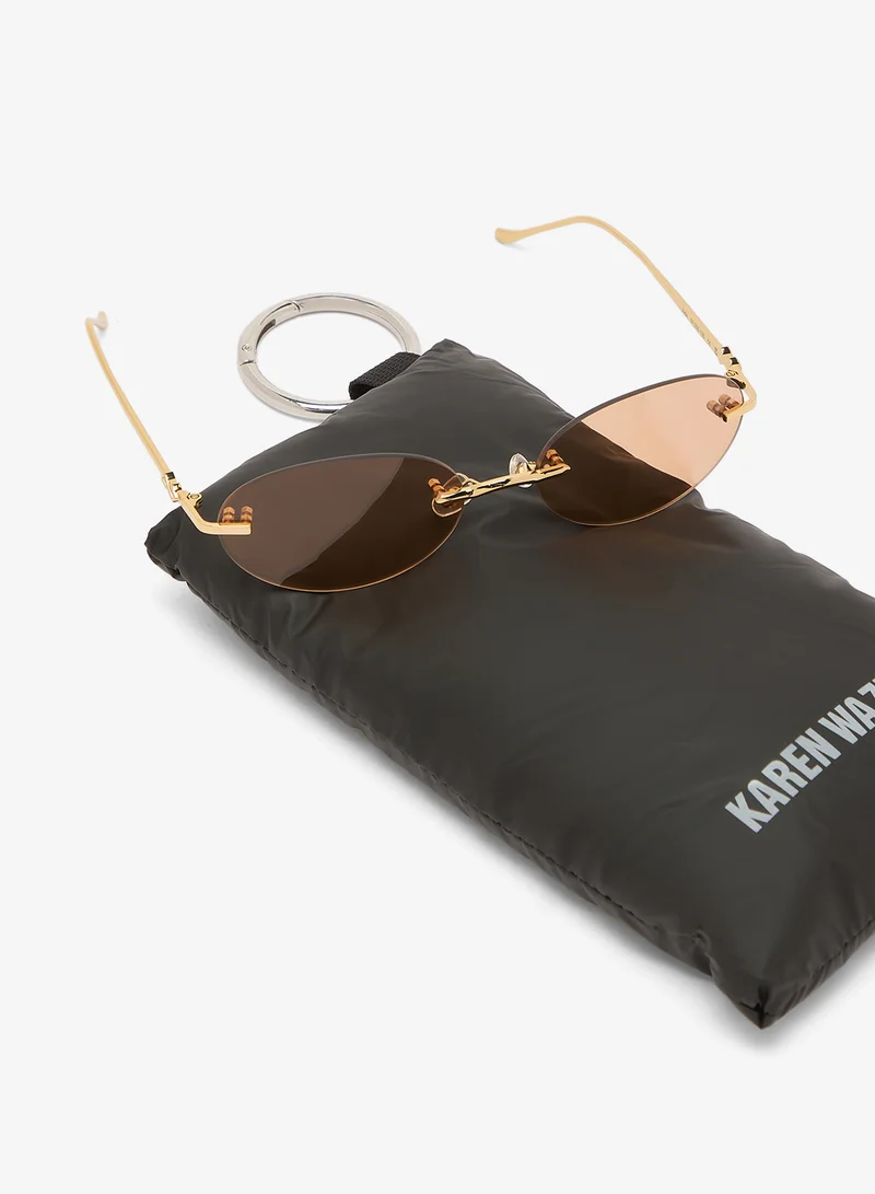 KAREN WAZEN  Oval Sunglasses for Women | Best Price UAE