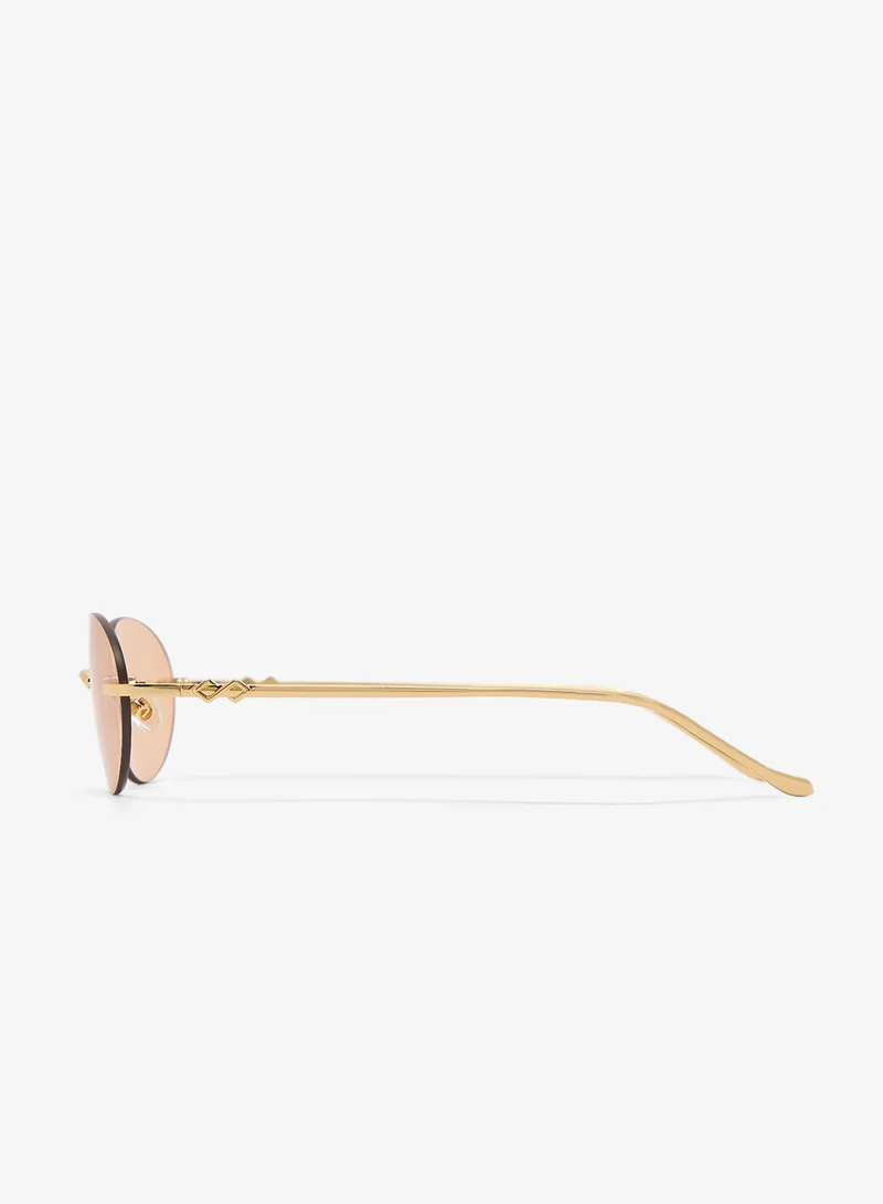 KAREN WAZEN  Oval Sunglasses for Women | Best Price UAE