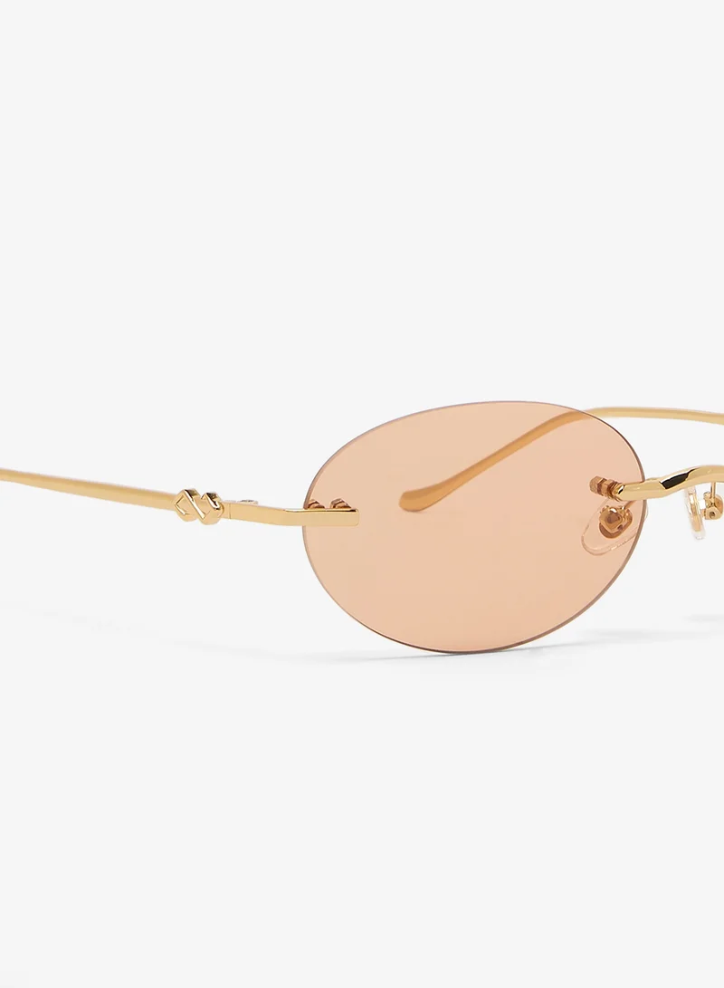 KAREN WAZEN  Oval Sunglasses for Women | Best Price UAE