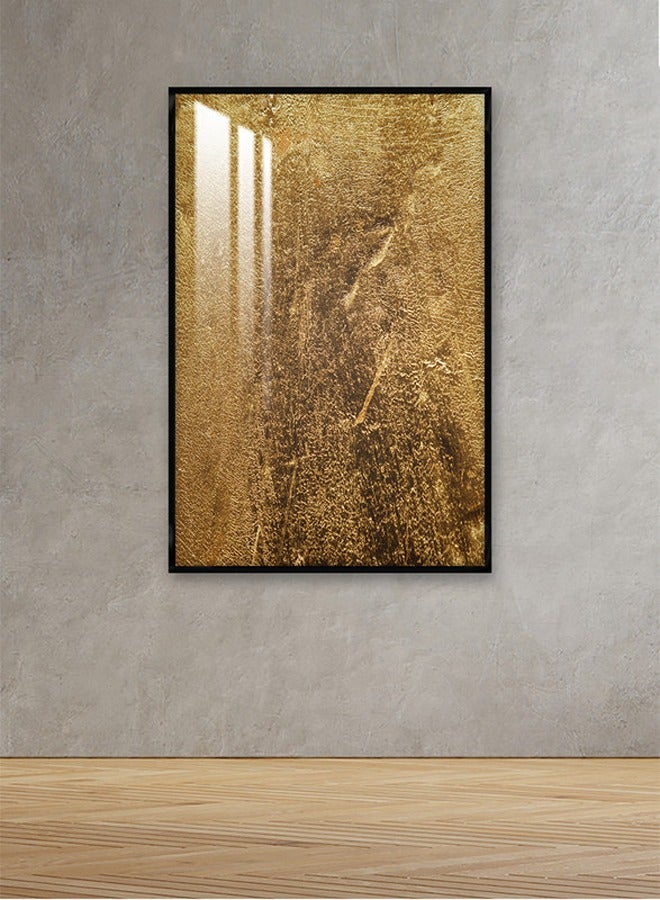 ماركتنا لوحة جدارية120×80سم مع برواز أسود وطبقة اكريلك شفاف بتصميم تجريدي - Image 1