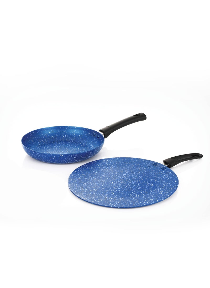 ALDA - Alda Non Stick Cookware Set 2-Piece (Fry Pan, Crepe Pan) - Blueberry 3mm Induction Friendly | 1 Year Warranty - Image 1