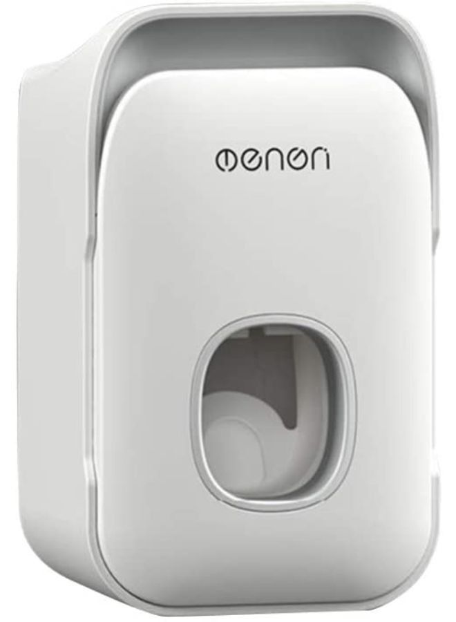 Wall Mounted Toothpaste Dispenser With Toothbrush Holder - Image 1