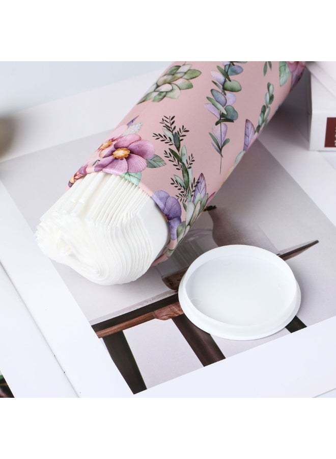 Halamodo Car Tissues Holder 4 Pack with Facial Tissues Travel Tissue Tubes Box Container Fit for Car Cup Holder Car Tissues Cylinder - Image 3