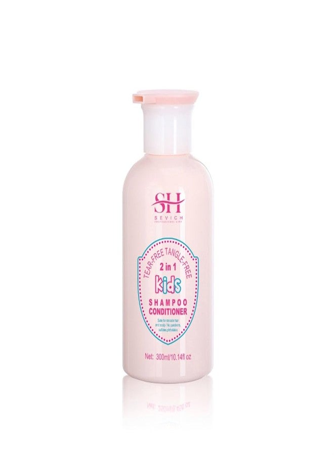 SEVICH Kids Shampoo & Conditioner 2-in-1, Tear-Free Formula for Gentle Cleansing & Moisturizing, Hypoallergenic, Sulfate-Free, Hydrating for Sensitive Scalp, 10.14 fl oz (300ml) - Image 1