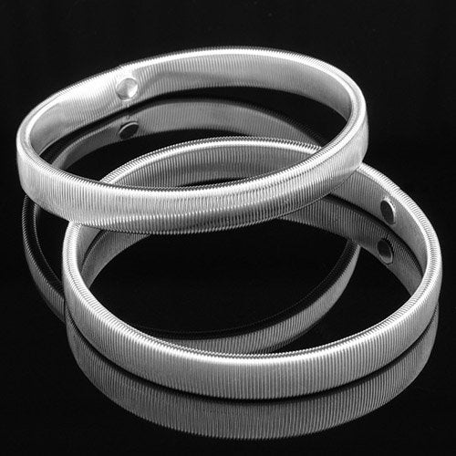 Coolrunner 6 Pcs Anti-Slip Elastic Shirt Sleeve Holders Metal Armbands for Band Stretch Garters - Image 2