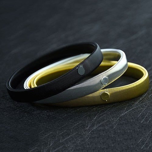 Coolrunner 6 Pcs Anti-Slip Elastic Shirt Sleeve Holders Metal Armbands for Band Stretch Garters - Image 3